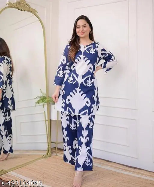 BLUE KURTA WITH PANT